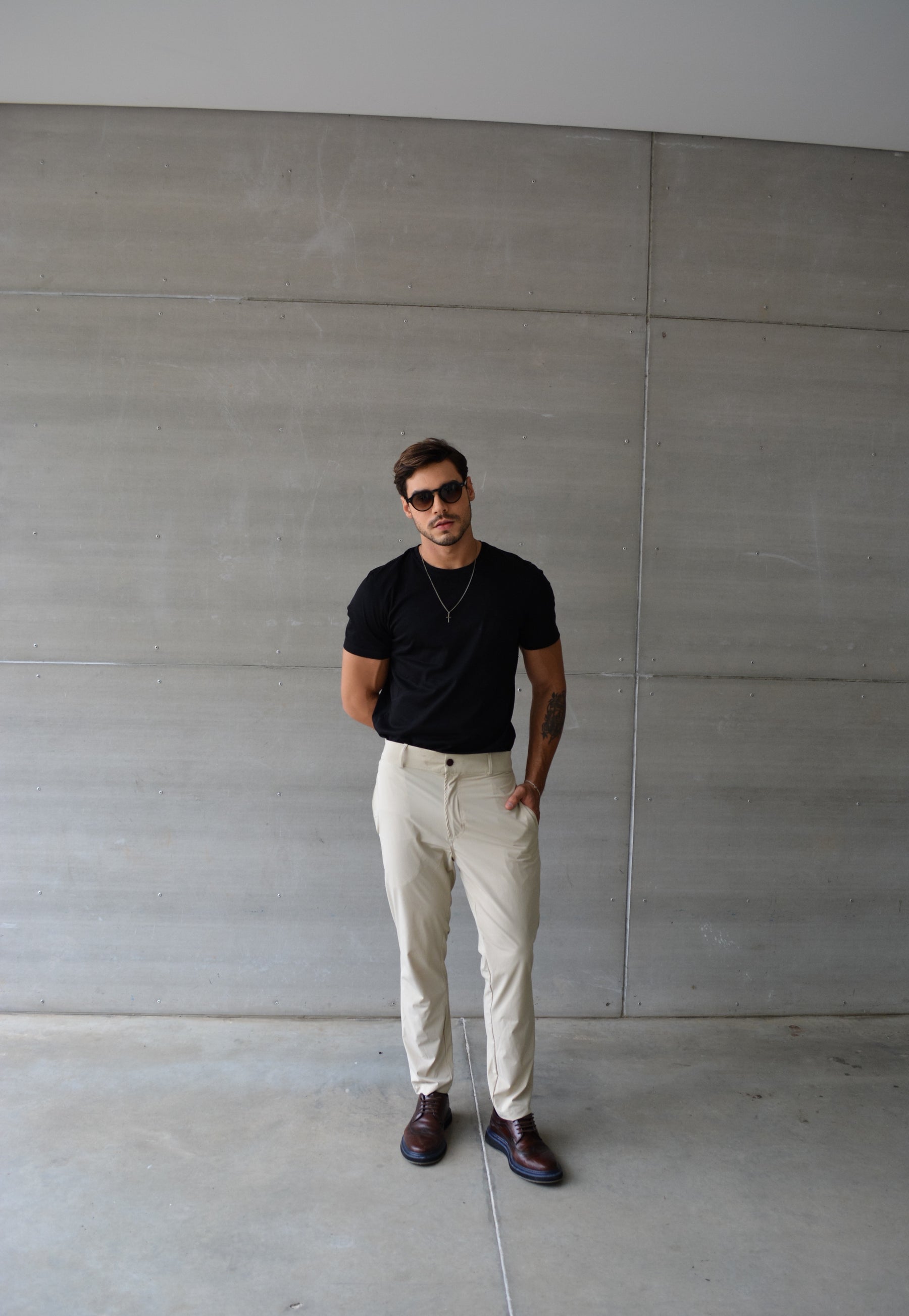 Camiseta Algodão Pima Stefano Dutti Preto