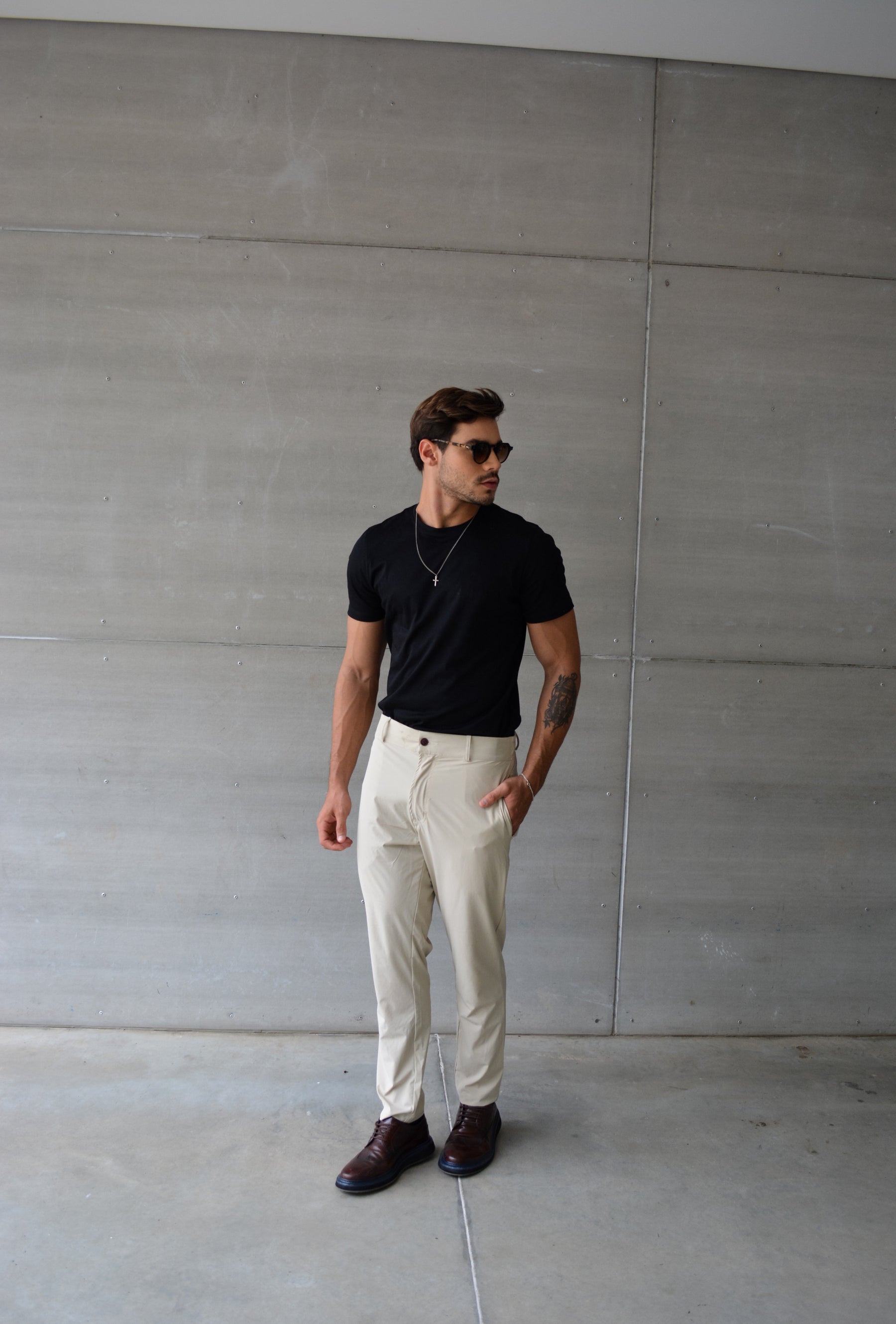 Camiseta Algodão Pima Stefano Dutti Preto