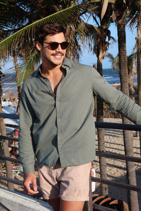 Camisa Masculina Taranto Linho