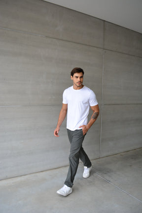 Camiseta Algodão Pima Stefano Dutti Branco