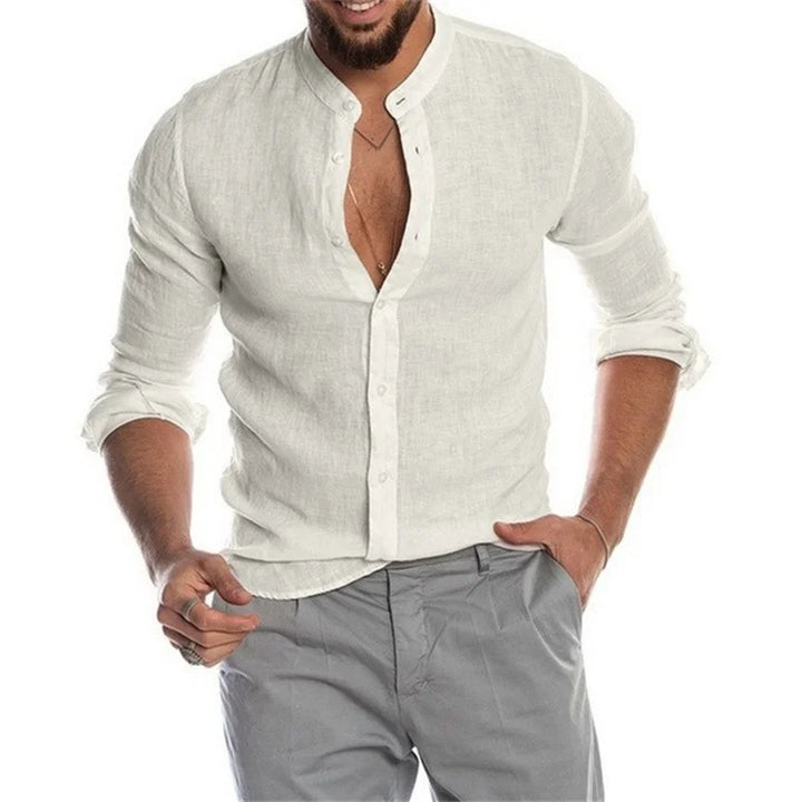 Camisa Masculina Linho Loose